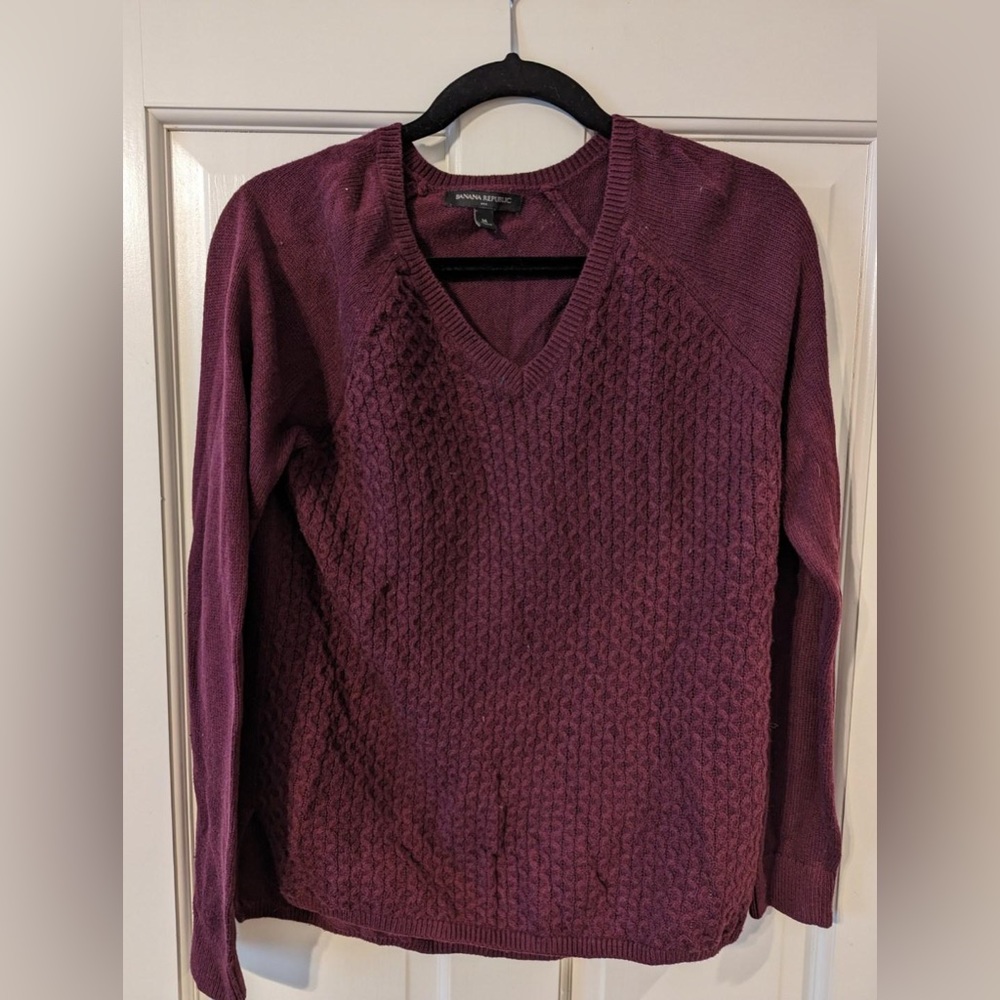 Maroon Banana Republic Sweater